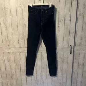 Gap Sky High Rise True Skinny Jeans 30T